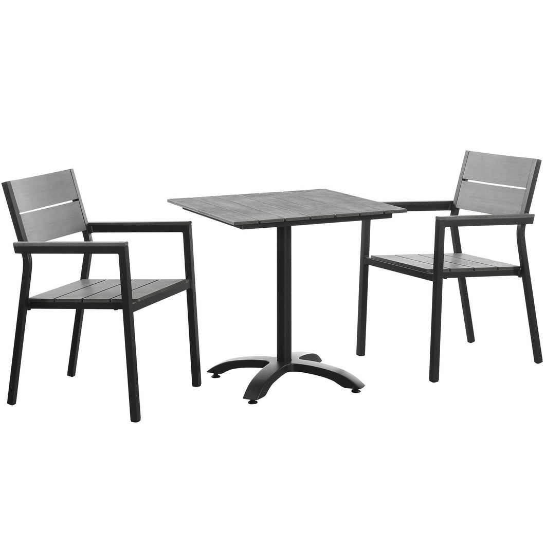 Maine 3 Piece Outdoor Patio Dining Set by Modway