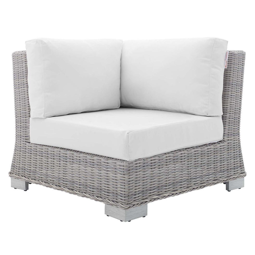Conway Sunbrella¨ Outdoor Patio Wicker Rattan Corner Chair by Modway