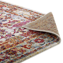 Load image into Gallery viewer, Entourage Jessa Distressed Vintage Floral Lattice 8x10 Area Rug by Modway
