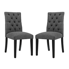 Load image into Gallery viewer, Duchess Fabric Dining Chair Set of 2 by Modway
