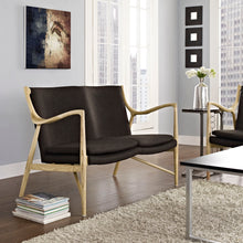 Load image into Gallery viewer, Makeshift Upholstered Fabric Loveseat by Modway
