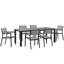 Load image into Gallery viewer, Maine 7 Piece Outdoor Patio Dining Set by Modway
