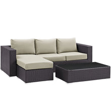 Load image into Gallery viewer, Convene 3 Piece Outdoor Patio Sofa Set by Modway
