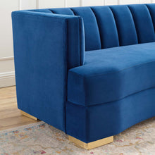 Load image into Gallery viewer, Encompass Channel Tufted Performance Velvet Curved Sofa by Modway
