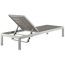 Load image into Gallery viewer, Shore Outdoor Patio Aluminum Chaise Set of 6 by Modway
