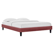 Load image into Gallery viewer, Reign Performance Velvet Queen Platform Bed Frame by Modway
