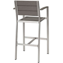 Load image into Gallery viewer, Shore 3 Piece Outdoor Patio Aluminum Pub Set by Modway
