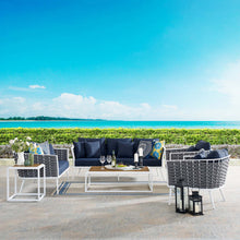 Load image into Gallery viewer, Stance 7 Piece Outdoor Patio Aluminum Sectional Sofa Set by Modway
