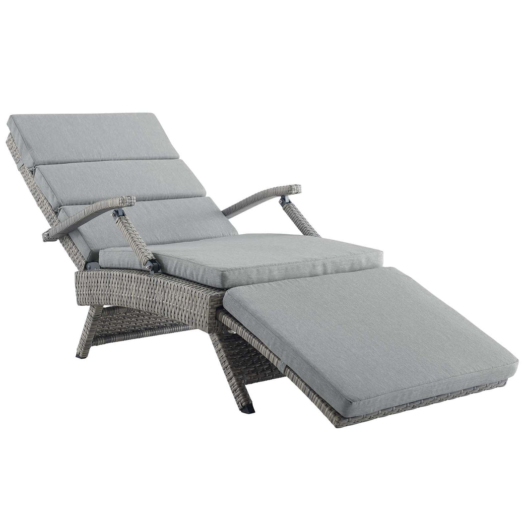 Envisage Chaise Outdoor Patio Wicker Rattan Lounge Chair by Modway