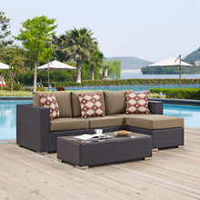 Load image into Gallery viewer, Convene 3 Piece Outdoor Patio Sofa Set by Modway
