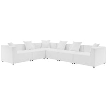 Load image into Gallery viewer, Saybrook 6-Piece Outdoor Patio Upholstered Sectional Sofa by Modway

