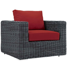 Load image into Gallery viewer, Summon 3 Piece Outdoor Patio Sunbrella¨ Sectional Set by Modway
