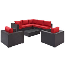 Load image into Gallery viewer, Convene 8 Piece Outdoor Patio Sectional Set by Modway

