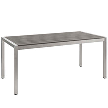 Load image into Gallery viewer, Shore 7 Piece Outdoor Patio Aluminum Dining Set by Modway
