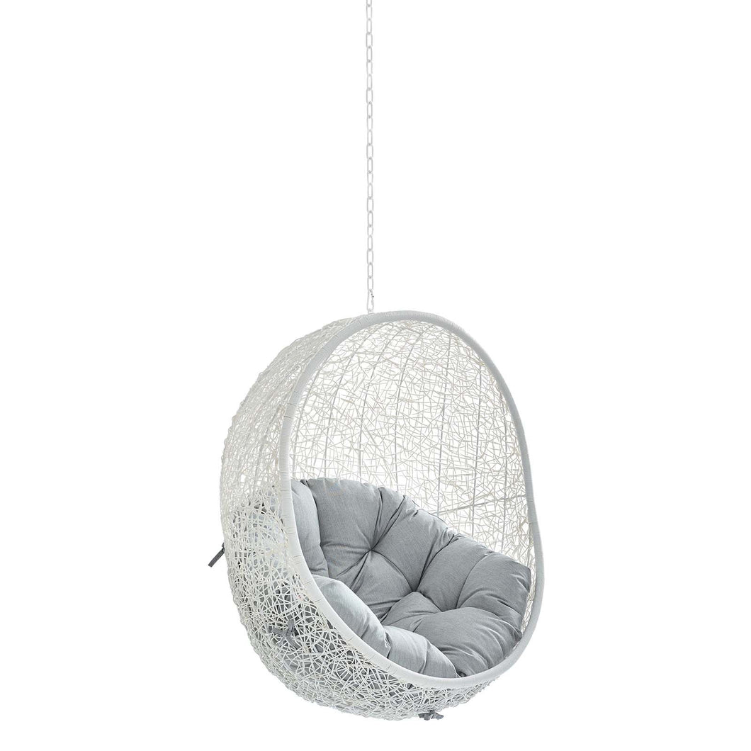 Hide Sunbrella¨ Fabric Swing Outdoor Patio Lounge Chair Without Stand by Modway