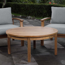 Load image into Gallery viewer, Marina Outdoor Patio Teak Round Coffee Table by Modway
