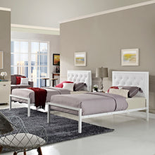 Load image into Gallery viewer, Mia Vinyl Twin Bed by Modway
