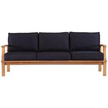 Load image into Gallery viewer, Marina Outdoor Patio Teak Sofa by Modway
