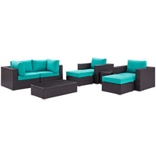 Load image into Gallery viewer, Convene 8 Piece Outdoor Patio Sectional Set by Modway
