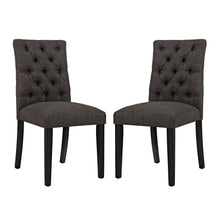 Load image into Gallery viewer, Duchess Fabric Dining Chair Set of 2 by Modway
