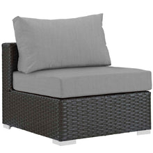 Load image into Gallery viewer, Sojourn 7 Piece Outdoor Patio Sunbrella¨ Sectional Set by Modway
