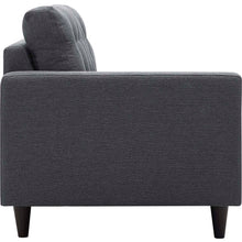 Load image into Gallery viewer, Empress 2 Piece Upholstered Fabric Right Facing Bumper Sectional by Modway
