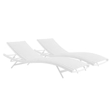 Load image into Gallery viewer, Glimpse Outdoor Patio Mesh Chaise Lounge Set of 2 by Modway
