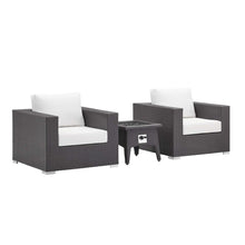 Load image into Gallery viewer, Convene 3 Piece Set Outdoor Patio with Fire Pit by Modway
