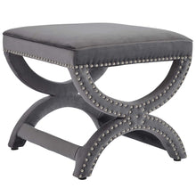 Load image into Gallery viewer, Expound Upholstered Nailhead Trim Performance Velvet Ottoman by Modway
