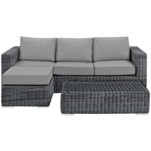 Load image into Gallery viewer, Summon 3 Piece Outdoor Patio Sunbrella¨ Sectional Set by Modway
