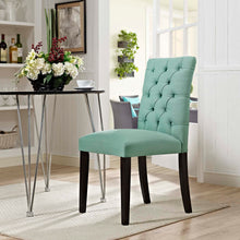 Load image into Gallery viewer, Duchess Button Tufted Fabric Dining Chair by Modway
