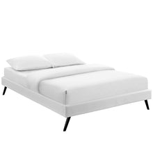 Load image into Gallery viewer, Loryn Vinyl King Bed Frame with Round Splayed Legs by Modway
