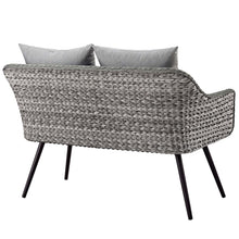 Load image into Gallery viewer, Endeavor Outdoor Patio Wicker Rattan Loveseat by Modway
