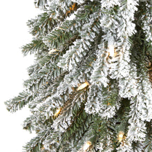 Load image into Gallery viewer, 5&#39; Flocked Grand Alpine Artificial Christmas Tree with 200 Clear Lights
