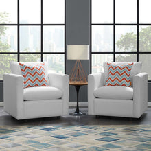 Load image into Gallery viewer, Activate Upholstered Fabric Armchair Set of 2 by Modway
