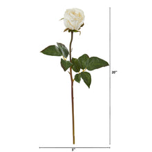 Load image into Gallery viewer, 20&quot; Rose Artificial Bud Flower (Set of 6)

