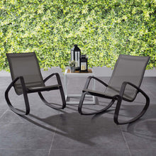 Load image into Gallery viewer, Traveler Outdoor Patio Mesh Sling Rocking Lounge Chair Set of 2 by Modway
