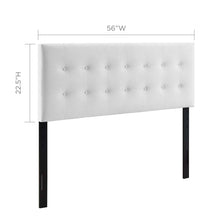 Load image into Gallery viewer, Emily Biscuit Tufted Performance Velvet Full Headboard by Modway
