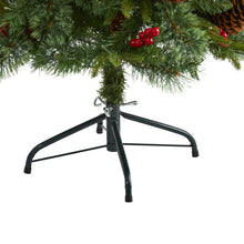 Load image into Gallery viewer, 4&#39; Norway Mixed Pine Artificial Christmas Tree w/ 150 Clear LED Lights
