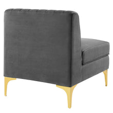 Load image into Gallery viewer, Triumph 4-Piece Channel Tufted Performance Velvet Sectional Sofa by Modway

