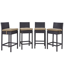 Load image into Gallery viewer, Convene 4 Piece Outdoor Patio Pub Set by Modway
