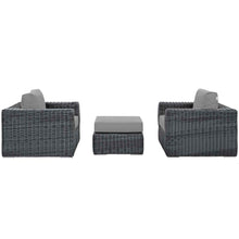 Load image into Gallery viewer, Summon 3 Piece Outdoor Patio Sunbrella¨ Sectional Set by Modway

