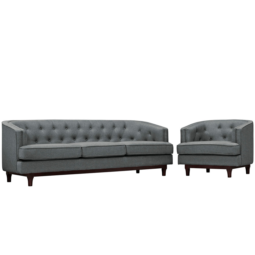 Coast Living Room Set Set of 2 by Modway