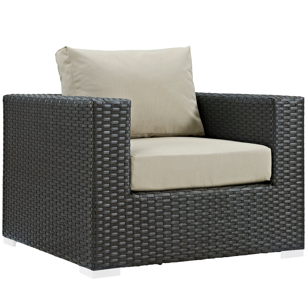 Sojourn Outdoor Patio Sunbrella¨ Armchair by Modway