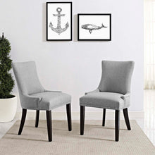 Load image into Gallery viewer, Marquis Fabric Dining Side Chair Set of 2 by Modway
