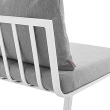 Load image into Gallery viewer, Riverside Outdoor Patio Aluminum Armless Chair by Modway
