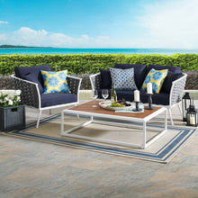 Load image into Gallery viewer, Stance 3 Piece Outdoor Patio Aluminum Sectional Sofa Set by Modway
