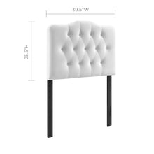 Load image into Gallery viewer, Annabel Diamond Tufted Performance Velvet Twin Headboard by Modway
