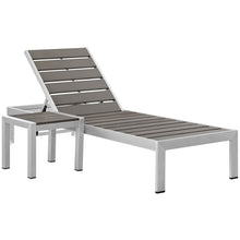 Load image into Gallery viewer, Shore 2 Piece Outdoor Patio Aluminum Set by Modway
