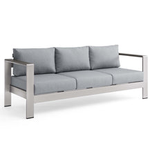 Load image into Gallery viewer, Shore Outdoor Patio Aluminum Sofa by Modway

